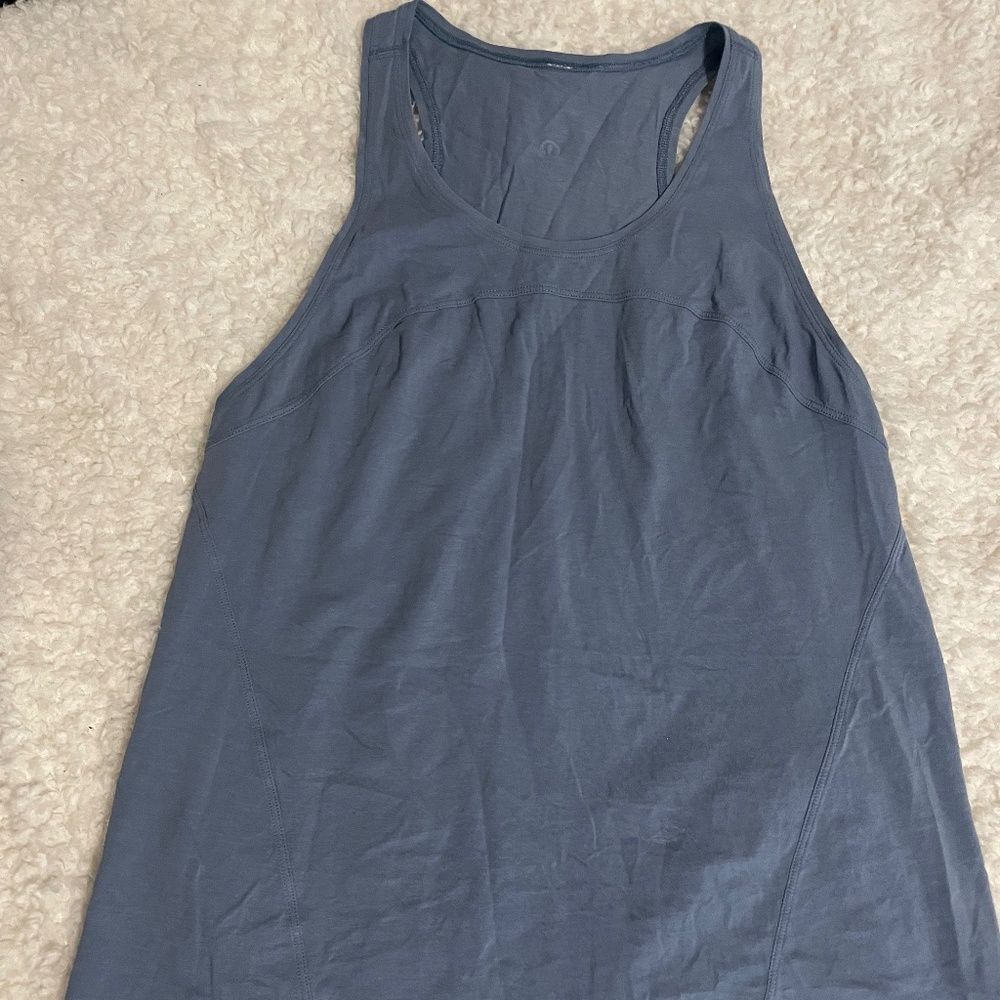 Lululemon Loose Blue/Gray Tank Top